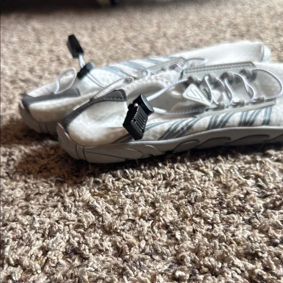 White and Gray Athletic Water Shoes - Picture 6 of 6